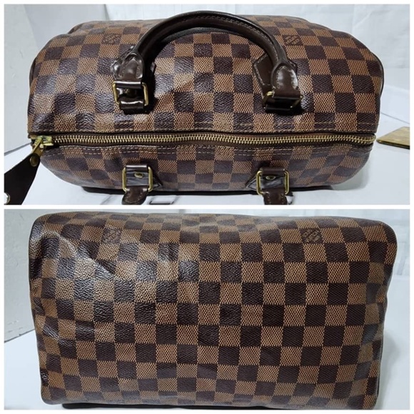 Authentic LOUIS VUITTON Damier Ebene Speedy 30 - Picture 6 of 11